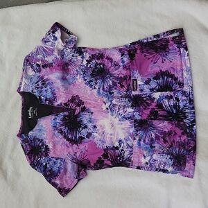 Scrub Top Women's, Short Sleeves Vneck Uniform